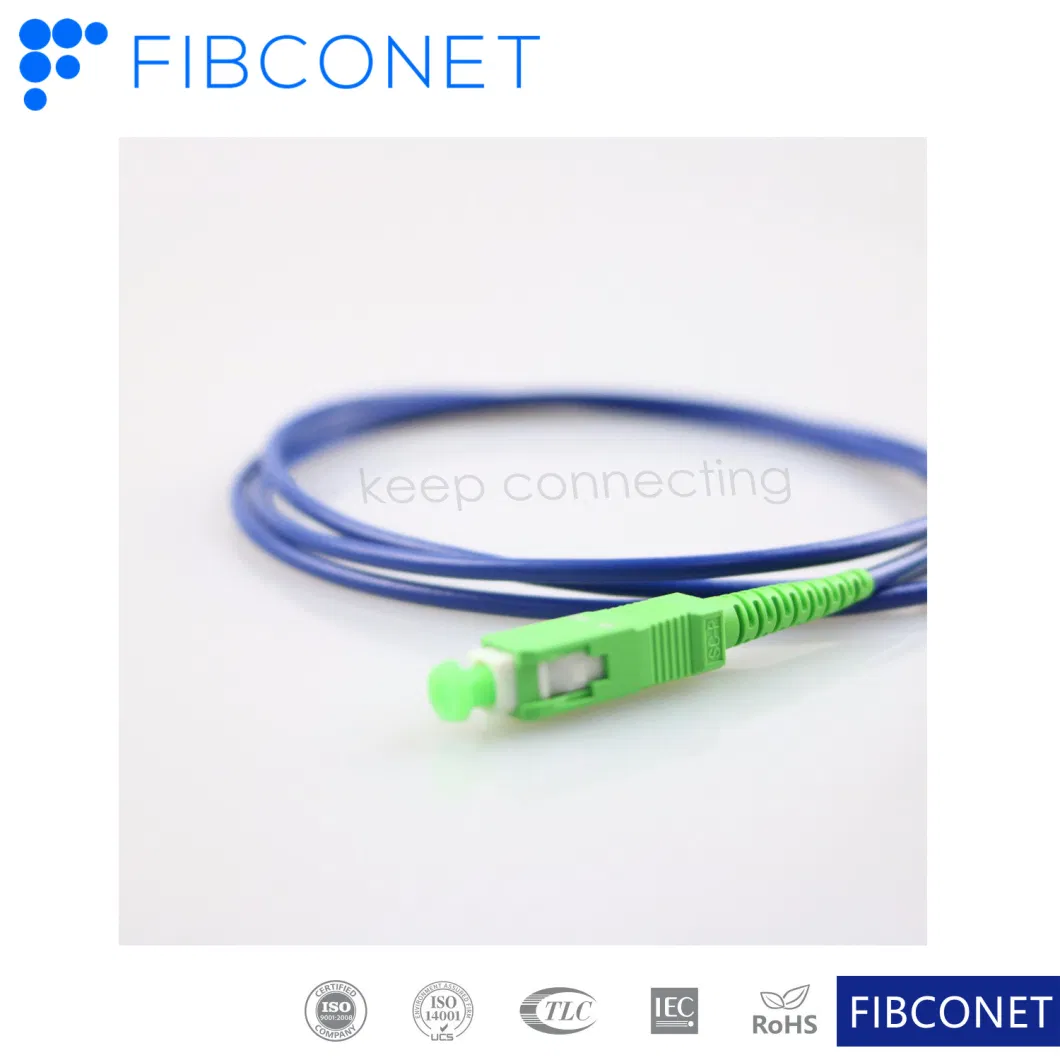 FTTH Fiber Optic Patch Cord 0.9/2.0/3.0 mm Sc APC Fiber Optic Patchcord