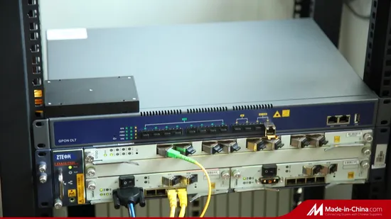Portas FTTX Gpon Olt 16 Pon, 10 Ge, suporte para alimentação dupla, compatível com Huawei, Zte ONU