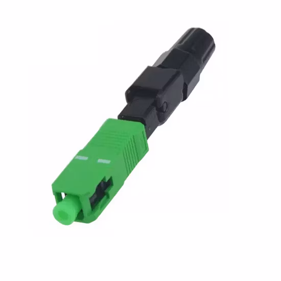 Conector rápido de fibra óptica Sc/APC Conector rápido de fibra óptica Sc APC FTTX