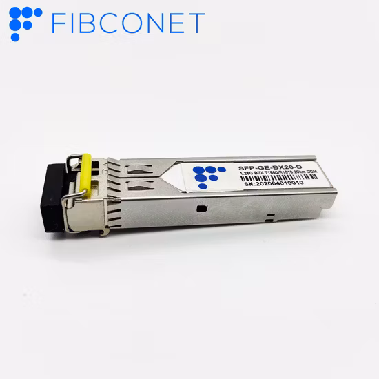 FTTH Bidi Óptico 1310nm 1550nm Fibra Óptica/Transceptor Óptico Módulo SFP Compatível
