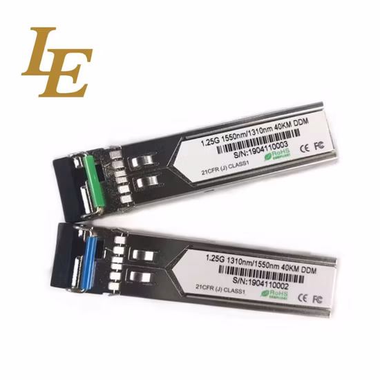 transceptor ótico de Sx Dx SFP 850nm 1310nm do módulo de 10g SFP
